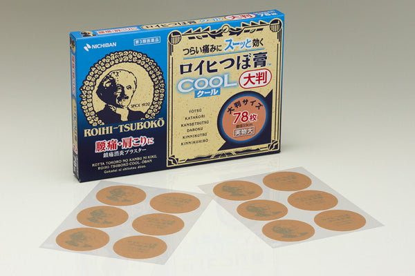 日本ROIHI-TSUBOKO 老人頭冷感鎮痛穴位貼 78枚/156枚