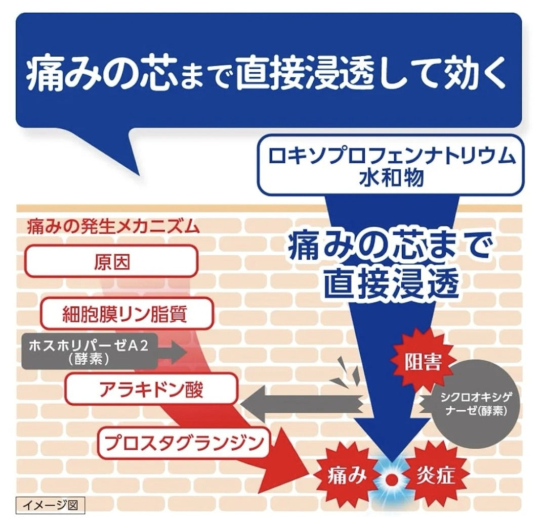 日本第一三共LOXONIN EX 滲透消炎鎮痛貼 21枚入