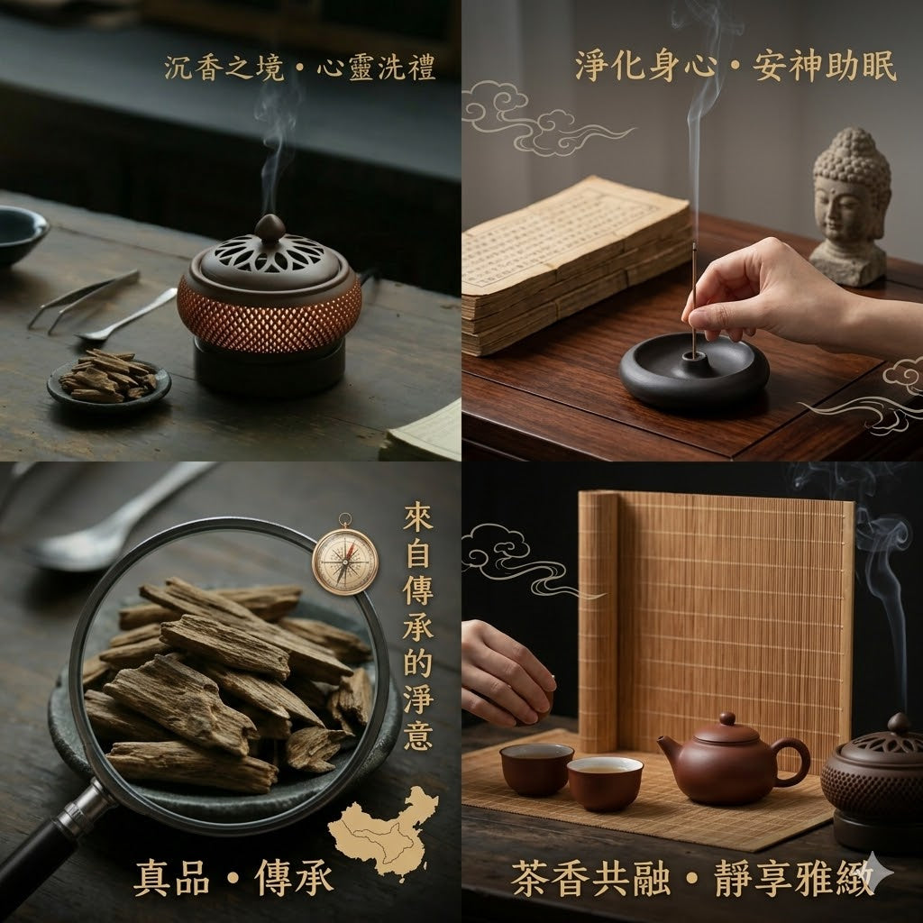 高級薰香爐+30克天然奇楠碎料
