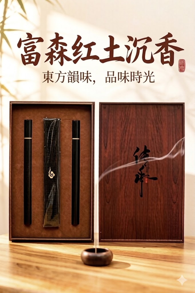 富森紅土沉香（禮盒+20克線香）