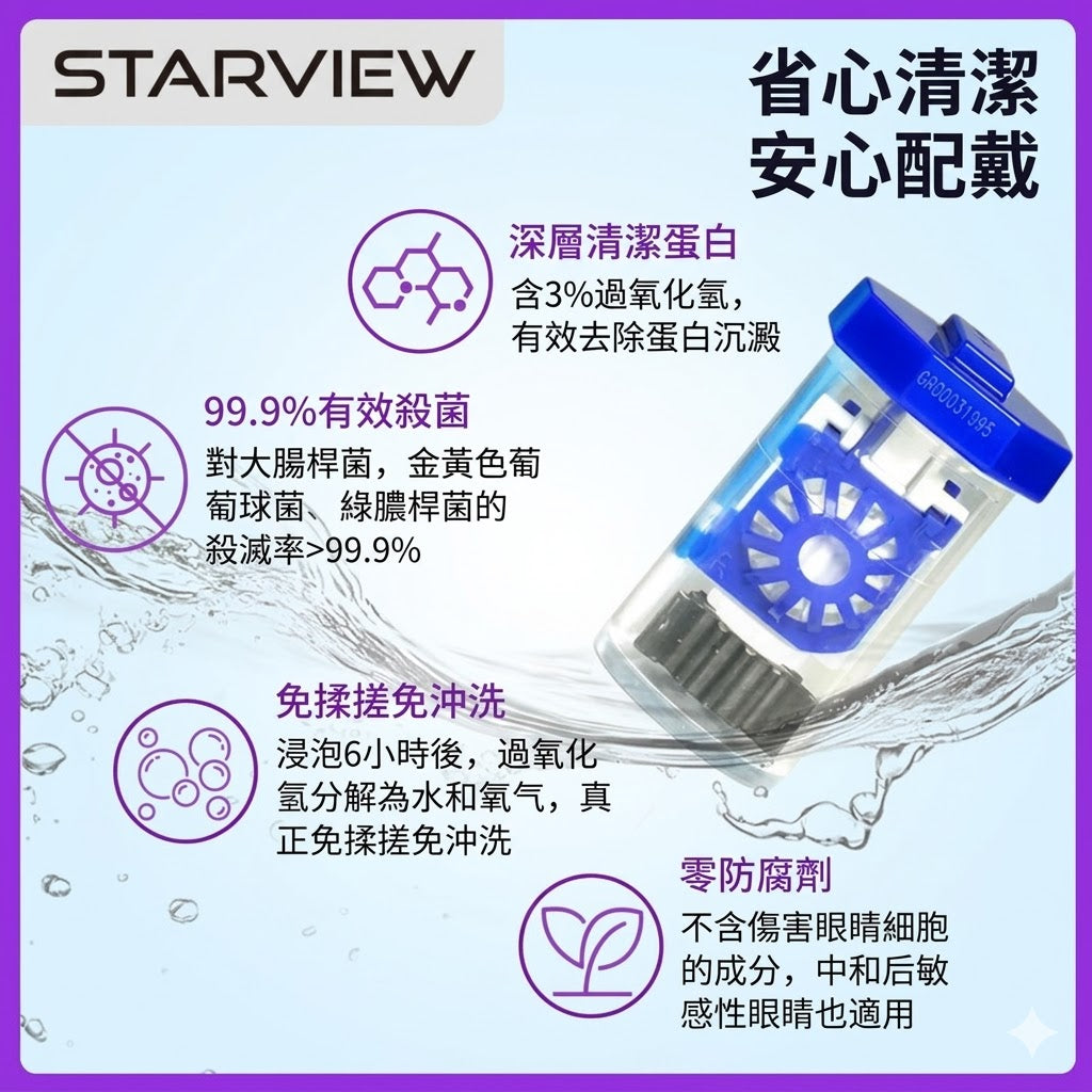 日本原廠愛爾康藍澈雙氧水OK鏡角膜塑形硬式隱形眼鏡護理液360ml